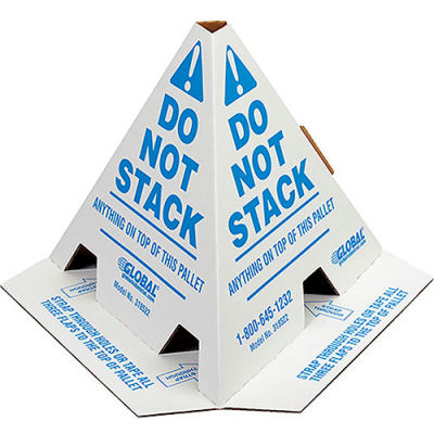 Global Industrial "Do Not Stack" Pallet Cones - English
