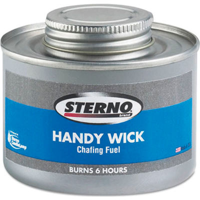 Handy Wick Chafing Fuel Can, Twist Cap Wick, 6 Hour Burn , 8 oz., 24/Carton