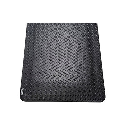 Diamond Plate Ergonomic Mat 15/16" Thick 24"x36" Black