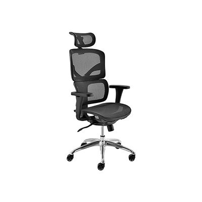 Interion® All Mesh Premium Chair, Black