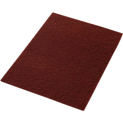 Global Industrial™ 14" x 20" Maroon EcoPrep "EPP" Chemical Free Stripping Pad - 10 Per Case