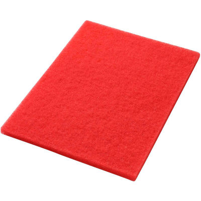 Global Industrial™ 14" x 20" Red Buffing Pad - 5 Per Case