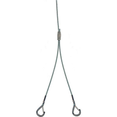 Lithonia IBAC120 M100 Aircraft Cable Set for Linear High Bay, 10' with Hook