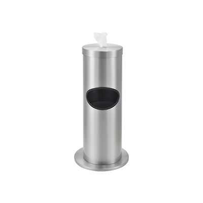 Global Industrial Floor Standing Wet Wipe Dispenser - Stainless Steel