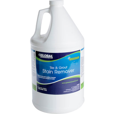 Global Industrial Tile & Grout Stain Remover - Case Of Four 1 Gallon Bottles