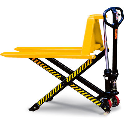 Manual High-Lift Skid Jack Truck 3300 Lb. Capacity 27 x 45 Forks ...