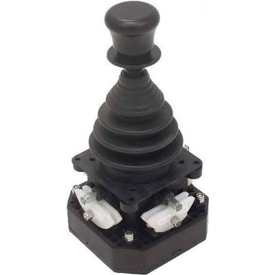 HERCULES Joystick; 3 step U/D, 3 step L/R, 360 mvement, spring-return, mech.interlock +no/nc contact