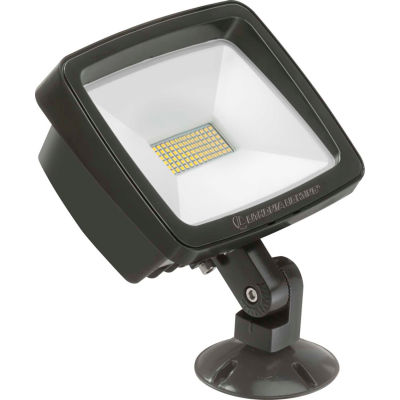 Lithonia TFX1 LED 40K MVOLT THK DDBXD M6 LED Flood, 54W, 7200 Lum, 4000K, Bronze, DLC, Knuckle Mount