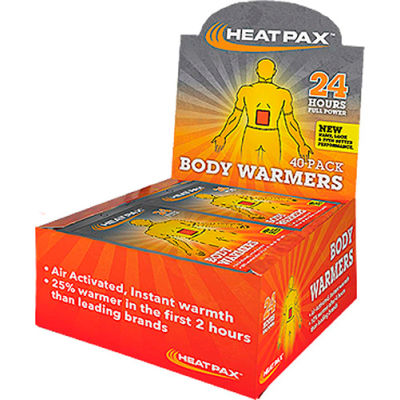 Occunomix Heat Pax 1101-80B Body Warmers 40/Pack, 1101-80B