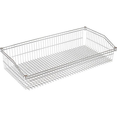 Nexel Wire Shelf Individual Basket 48"W x 24"D