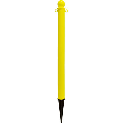 Global Industrial™ Plastic Ground Pole, 35"H, Yellow
