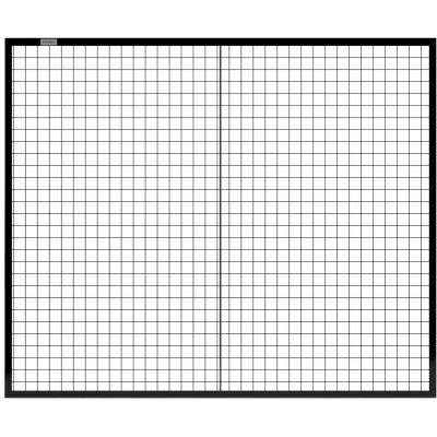 Global Industrial™ 6' W Machine Wire Guard Panel Black