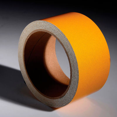 INCOM® Safety Tape Reflective Solid Yellow, 2"W x 30"L, 1 Roll