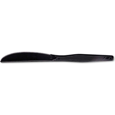 Dixie® DXEKM507 Knives, Polystyrene, Black, 100/Box