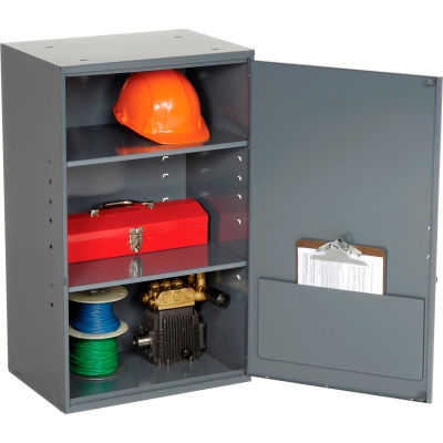 Durham Utility Wall Mount Cabinet 056-95 Dark Gray - 19-7/8"W x 14-1/4"D x 32-3/4"H