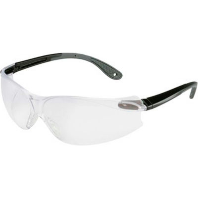 Virtua™ V4 Safety Eyewear, 11672-00000-20, Clear Lens, Black/Gray Frame