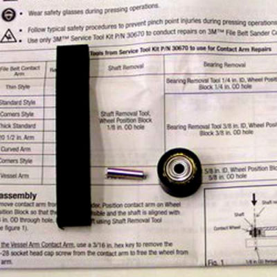 3M™ 30662 File Belt Arm #28374 Repair Kit, 1 Pkg Qty