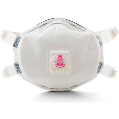 3M™ 8293 P100 Disposable Particulate Respirator, w/Cool Flow Valve, 20/Case