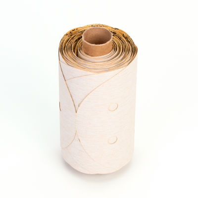 3M™ NX PSA Paper D/F Disc Roll 5" X NH Aluminum Oxide P220 100 discs per roll - Pkg Qty 4