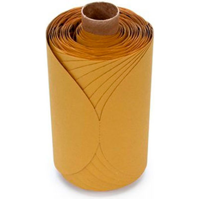 3M™ Stikit™ Gold Film Disc Roll 255L 5" X NH Aluminum Oxide P180 125 discs per roll - Pkg Qty 4