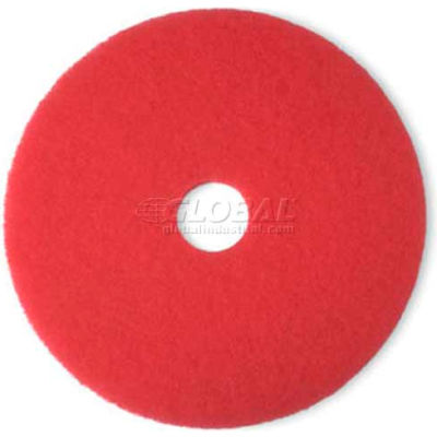 3M 20" Buffing Pad, Red, 5 Per Case