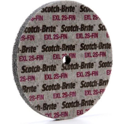 10000 RPM Abrasive Grit 3 x 1/2 x 3/16 2S FIN 3 Diameter Pack of 20 Scotch-Brite 27941 EXL Unitized Wheel