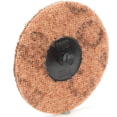 3M™ Scotch-Brite™ Roloc™ Disc SC-DR 3" Diameter TR Aluminum Oxide CRS Grit - Pkg Qty 25