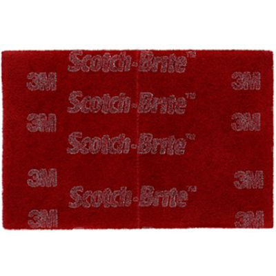 3M™ Scotch-Brite™ PRO Hand Pad With Aluminum Oxide Grit, 6" x 9", 20 Pads