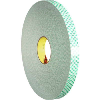 3M™ 4032 Double Coated Urethane Foam Tape 1" x 72 Yds. 31 Mil Off White - Pkg Qty 9