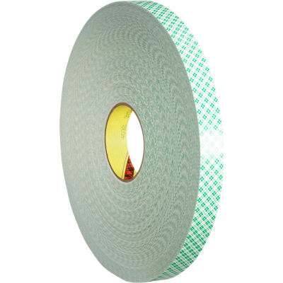3M 4032 Double Coated Urethane Foam Tape 1" x 72 Yds. 31 Mil Off White - Pkg Qty 9