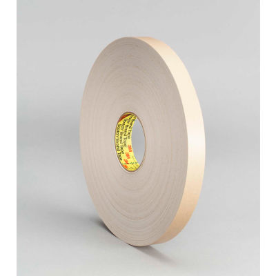 3M 4492W Double Coated Polyethylene Foam Tape 1/2" x 72 Yds. 31 Mil White - Pkg Qty 18