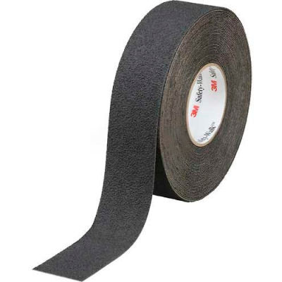 3M™ Safety-Walk™ Slip-Resistant Med. Resilient Tapes/Treads 310, BK, 4 in x 60 ft,1/case
