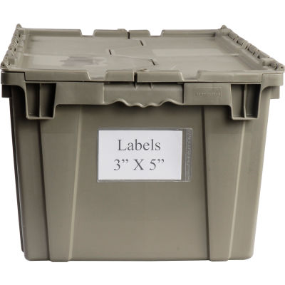 Aigner BB-35 Label Holder 3"x5" for Shipping Containers Price per Pack of 25