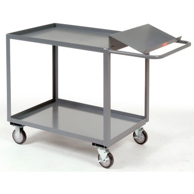 Jamco Order Picking Cart, 2 Tray Shelves, 24"Wx48"L, 1200 Lbs. Cap.