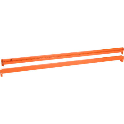 Interlake Mecalux Pallet Rack Tear Drop Beam Pair 108"L - 6125 Lbs Cap/Pr (2 pcs)