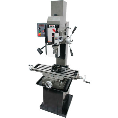 JET® 351051 JMD-45VSPFT Variable Speed Geared Head Square Column Mill Drill with Power Downfeed