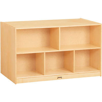 Jonti-Craft® Mobile Double Island, 48"W x 28"D x 29-1/2"H, Birch Plywood