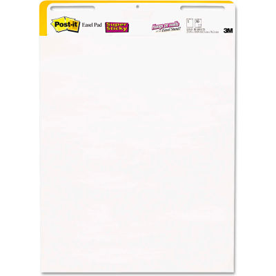Post-it® Easel Pads Self-Stick Wall Easel UnRule Pad 559STB, 25" x 30", White, 30 Shts, 2/Pack