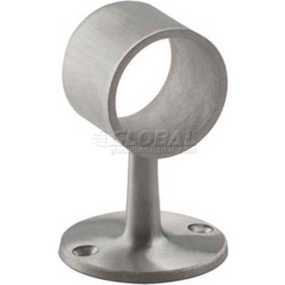 Lavi Industries, Flush Center Post, for 1.5" Tubing, Satin Stainless Steel