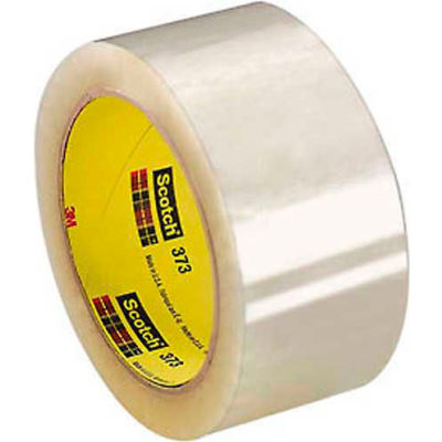 3M™ Scotch® 373 Carton Sealing Tape 2" x 55 Yds. 2.5 Mil Clear - Pkg Qty 36