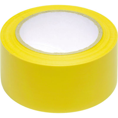 INCOM® Safety Tape Solid Yellow, 6 Mil Thick, 2"W x 108'L, 1 Roll