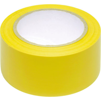 INCOM® Safety Tape Solid Yellow, 3"W x 108'L, 1 Roll