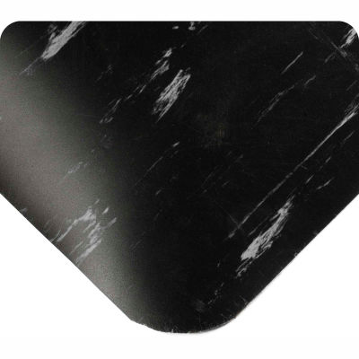 Wearwell® Tile-Top SpongeCote® Anti Fatigue Mat 1/2" Thick 3' x Up to 60' Black