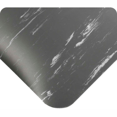 Wearwell® Tile-Top SpongeCote® Anti Fatigue Mat 7/8" Thick 4' x Up to 60' Charcoal