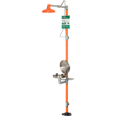 Guardian Equipment Safety Station with Eye Wash Stainless Steel Bowl and Cover, G1902BC