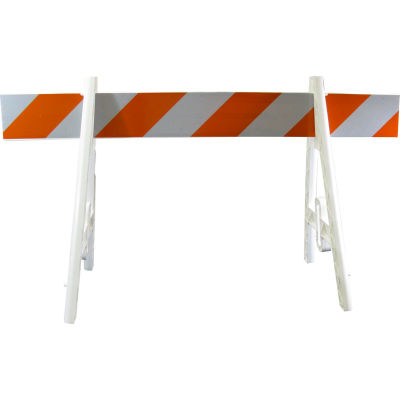Econocade Traffic Barricade A-Frame 6 Ft With 1 Rail
