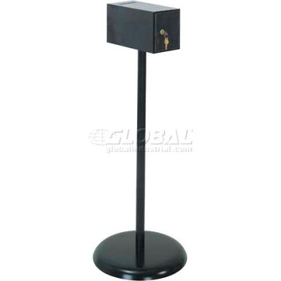 Drop Box 5-1/2" W x 6-1/4" H x12"D Black