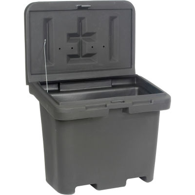 Buyer Products Poly Bulk Container 9031100 - 36"L x 24"W x 30"H, Black