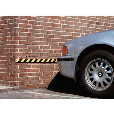 Surface Bumper Guard, Type C, 39-3/8"L x 1-9/16"W, Black-Photoluminescent