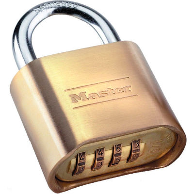 Master Lock® No. 175D Set-Your-Own Brass Combination Padlock - 2"W